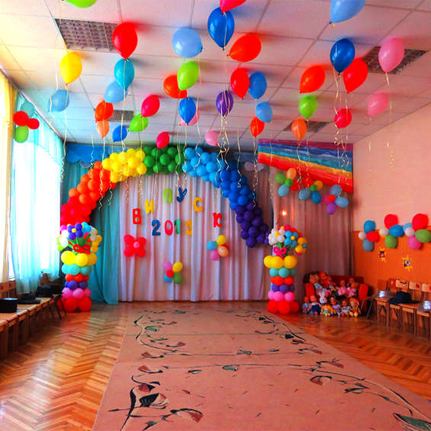 animation-noel-enfant-décoration-ballons